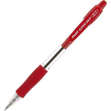 Imagem de Caneta Retrátil Emborrachada X 12 Unidades, Pilot 1410007Vm, Vermelho, 0.7 Mm