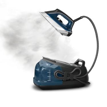 Imagem de Rowenta Ferro A Vapor Para Roupas, Base De Aço Inoxidável Steam Pro, Tanque Removível De 1,1 L, 1800 W, Azul
