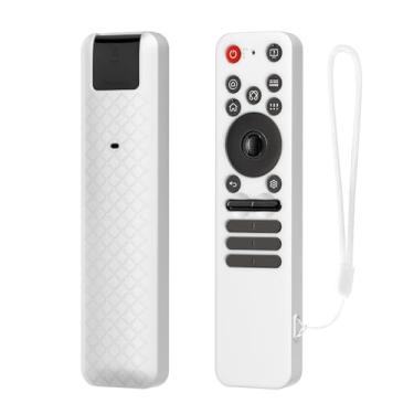 Imagem de LEFXMOPHY Capa de silicone para controle remoto LG MR25GA compatível com controle remoto LG OLED Smart TV C5 B5 G5 M5 Series 2025 - branca