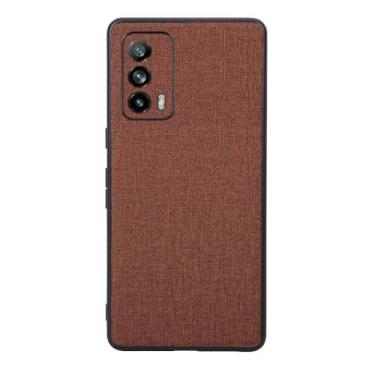 Imagem de Capas Compatível com OPPO Realme X7 PRO Ulrta,Design de padrão de tela,Pproteção completa de 360°,Pplástico macio,Proteção contra queda-Brown