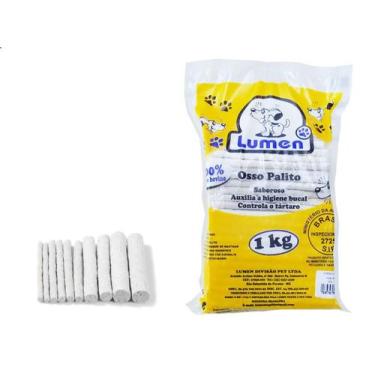 Imagem de Osso Comestível P/cães Lumen 1 Kg Osso Palito 6/5