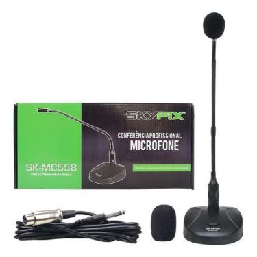 Imagem de Microfone Profissional Gooseneck Pulpito Igreja Palestra Nfe - SKYPIX