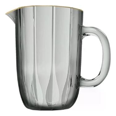 Imagem de Jarra Refinatto em cristal ecológico com borda dourada 1,3L A20,2cm fumê