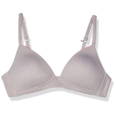 Imagem de Maidenform Sutiã Comfort Devotion sem aro para meninas, Cinza mesclado, 34A
