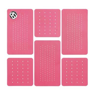 Imagem de AQUBONA 3 peças/6 peças Stomp Pad prancha de surf EVA almofada de tração com adesivo 3M almofada de cauda profissional/aplica todas as pranchas - prancha de surf, shortboard, longboard, skimboard