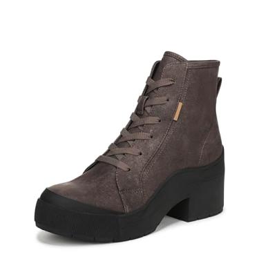Imagem de Dr. Scholl's Bota feminina curta com cadarço Time Off Up Oxford, Dark Umber, 40