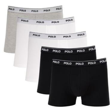 Imagem de Kit 5 Cuecas Box Boxer Polo Star Cotton Algodão Masculina Sortido, Sor