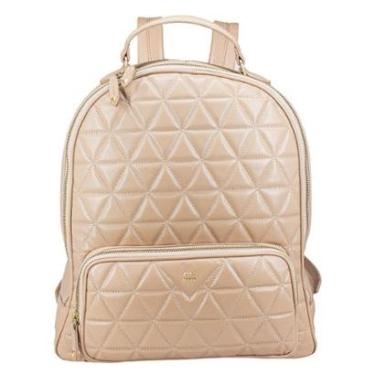 Imagem de Mochila Feminina Schutz New 944 Matelassê Couro Alça Premium 500181095 Cor:;Tamanho:G Grande-Feminino