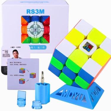 Imagem de Cubo Mágico Moyu RS3M 3x3 Magnético com Kit Ajuste