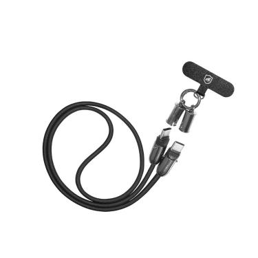 Imagem de Cabo Cordão Strap Armor - Tipo C / Tipo C - Preto - Gshield