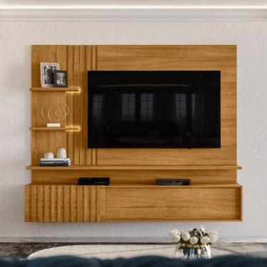 Imagem de Painel Bancada Suspensa Para TV 60 Polegadas Atena - 7 Decor - Madetec
