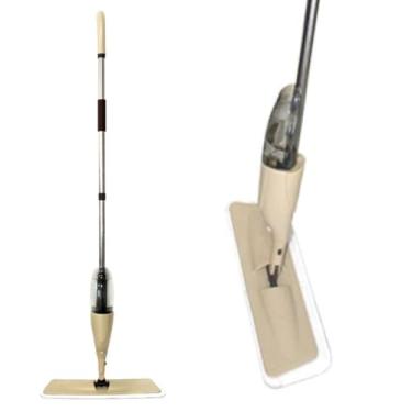 Imagem de Mop Spray Elegance com Reservatório de 350ml – Limpeza Rápida e Prática, Cabeça Giratória, pano Reutilizável, Pulverizador Integrado, para Pisos e Azulejos – Nobre