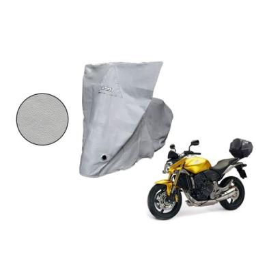 Imagem de Capa Protetora Moto Honda CB600 Hornet  Com Baú Cinza - Kahawai, cinza