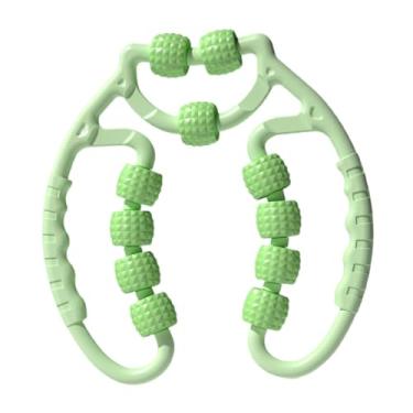 Imagem de Aymzbd Rolo de Massagem, Massageador de Pernas, 11 Rodas, Exercício, Modelagem Corporal, Treinamento, Grampo Circular para Pernas, Rolo Muscular para Coxas, Verde