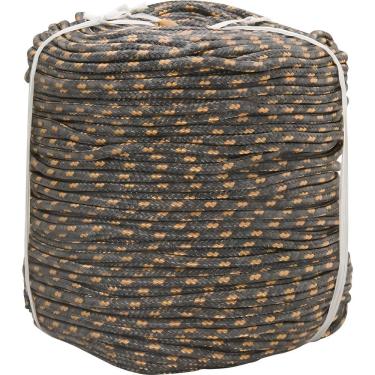 Imagem de Corda Multifilamento Trançada 16mm 13kg 85 Metros Cinza Nove54 Poliéster Rolo Multiuso Caminhoneiro