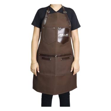 Imagem de Avental Para Cabeleireiro Barbeiro Premium Algodão Salles