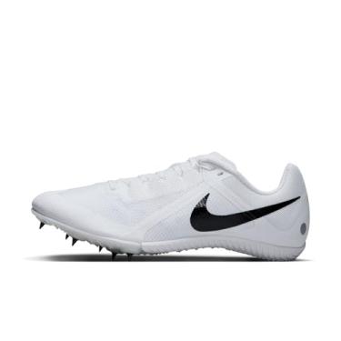 Imagem de NIKE Zoom Rival – Espigões multieventos para adultos DC8749-100, Branco/preto-metálico prateado, 12