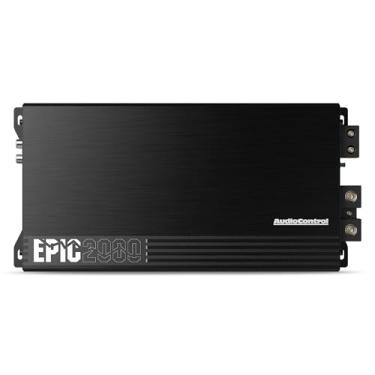 Imagem de AudioControl EPIC2000 Epic Series Amplificador de subwoofer de áudio automotivo monobloco de 2000 watts, classe D, Epic Boost, filtro subsônico, filtro passa-baixo, botão de graves remoto ACR-E