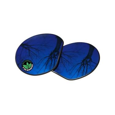 Imagem de Raydi Lentes de reposição de policarbonato para óculos de sol retangulares Oakley Meta HSTN OW8002-51MM - Trail Blue Mirror - Polarizadas