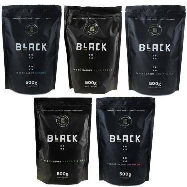 Imagem de Kit 5X Erva Mate Tereré Black Erva 500G Sabores Tradicionais