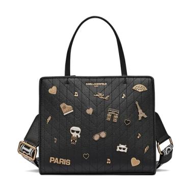 Imagem de Karl Lagerfeld Bolsa Paris Maybelle Choupette, preta/dourada