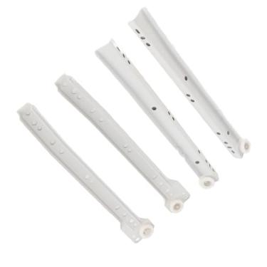 Imagem de Pissente Gaveta Slide Kit Kit Gaveta Hardware Gaveta Trilhas de Trilho Pesado Aço Laminado Aço 25cm 9,8in Com Polia Robusta para Armários de Móveis Deslizantes Lisos Armários de