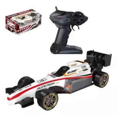 Imagem de Carrinho Grandprix Controle Profissional Com Luzes E Fumaça Art Brink 