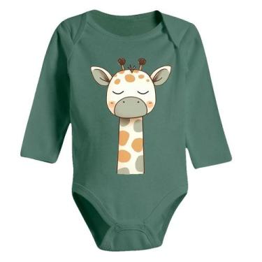 Imagem de Body Bebê Manga Longa Estampado 100% Algodão Cores Reativas - Koala Ba