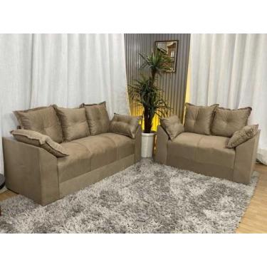 Imagem de Sofá 2 e 3 Lugares Confort Refúgio - Alpoim, Bege, 2 e 3 Lugares