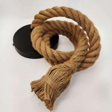 Imagem de Pendente Corda Sisal 100cm Bege 1xE27 - ASTRALED