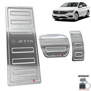 Imagem de Descanso de Pé + Pedaleira Jetta 250 Tsi 2018 19 2020 Prata