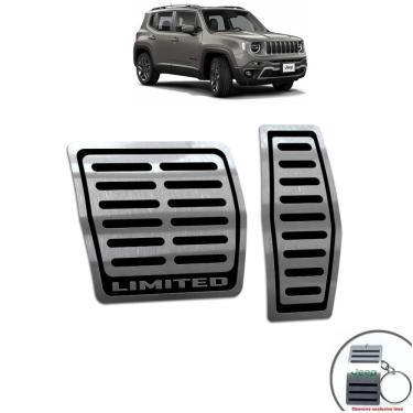 Imagem de Pedaleira Automático Jeep Renegade Limited Preto