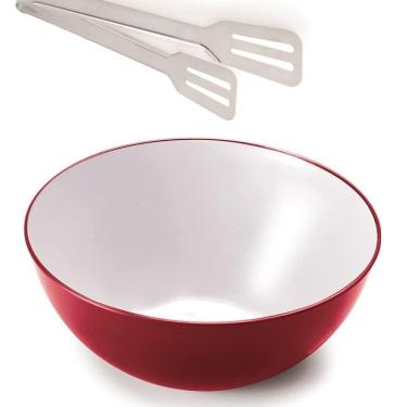 Imagem de Saladeira De 4 Litros Com Pegador Em Inox