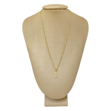 Imagem de Colar prata 925 + ouro ponto luz infinito - p. vecchio joias