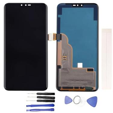 Imagem de Jaytong LCD Substituição para L-G V50 ThinQ 5G LM-V500EM LM-V500XM LM-V450PM LM-V500N LM-V450 Display LCD Touch Screen Assembly (preto)