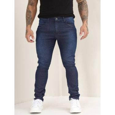Imagem de Calça Jeans Masculina Skinny Lisa Com Elastano - Amar Denim Days, Lava