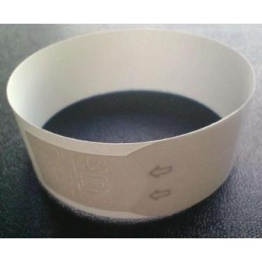 Imagem de Rolo de 200 Pulseiras térmica direta sem ribbon para emergência Tecnomidia Bobina