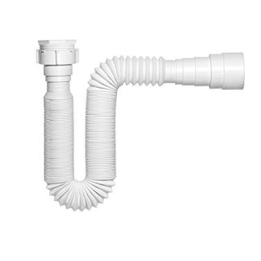 Imagem de Atlas - Sifão Tubo Extensivo de 1500mm em Plástico (PP) e Bucha em PVC para Válvula de 7/8", Cor Branca