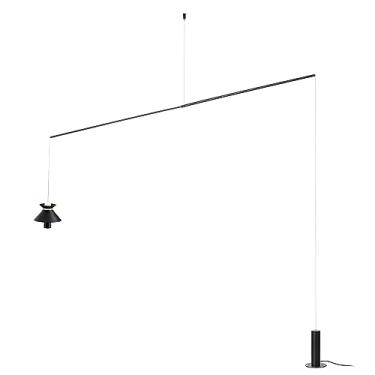 Imagem de Pendente bella cd006 cordel led 7w 2700k preto