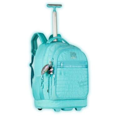 Imagem de Mochila Rebecca Bonbon De Rodas Juvenil Escolar Viagem Teen, Cor Azul