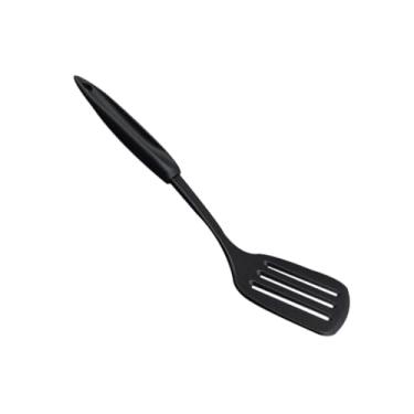 Imagem de Amosfun Espátula antiaderente de plástico com cabo ergonômico resistente ao calor para cozinha espátula para uso doméstico preto