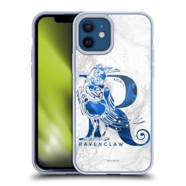 Imagem de Head Case Designs Capa de gel macio oficialmente licenciada Harry Potter Ravenclaw Aguamenti Relíquias da Morte IX compatível com Apple iPhone 12 / iPhone 12 Pro