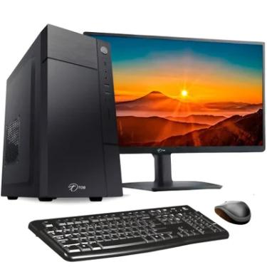 Imagem de Computador Completo Tob, Intel Core I7-10700f, 16GB, SSD 960GB, VGA 1GB, Windows 10 Pro Trial + Monitor 19 + Teclado E Mouse