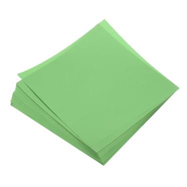 Imagem de 50 folhas de papel origami dupla face 8 x 8 polegadas (20 x 20 cm) folha quadrada para projetos de arte, iniciantes, decoração de presentes, verde