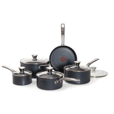 Imagem de Jogo De Panelas Rochedo Revestimento Ceramico 5 Peças Azul