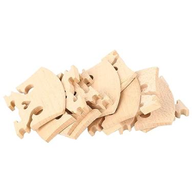 Imagem de RiToEasysports Melhore a Qualidade do Som Com Conjunto de Substituição de Ponte de Violino 4/4 para Violinos de Estilo Barroco (Cor Madeira 4/4)