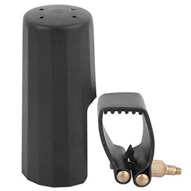 Imagem de RiToEasysports Tampa de Ligadura para Saxofone Alto Profissional Fixadores Ajustáveis ​​braçadeira/suporte Leve para Iniciantes