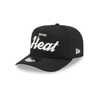 Imagem de BONE NEW ERA 9FIFTY A-FRAME MIAMI HEAT NBA PRETO-Masculino