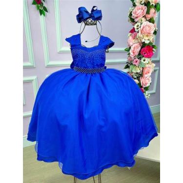 Imagem de Vestido Longo Valentina Azul Royal - Giovanella, Dark blue, 6