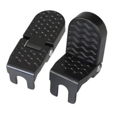 Imagem de menolana 2 Pedais Traseiros para Bicicleta, Apoio para os Pés, Antiderrapante, Pedais de Apoio para os Pés Traseiros Dobráveis ​​de Substituição para Bicicleta